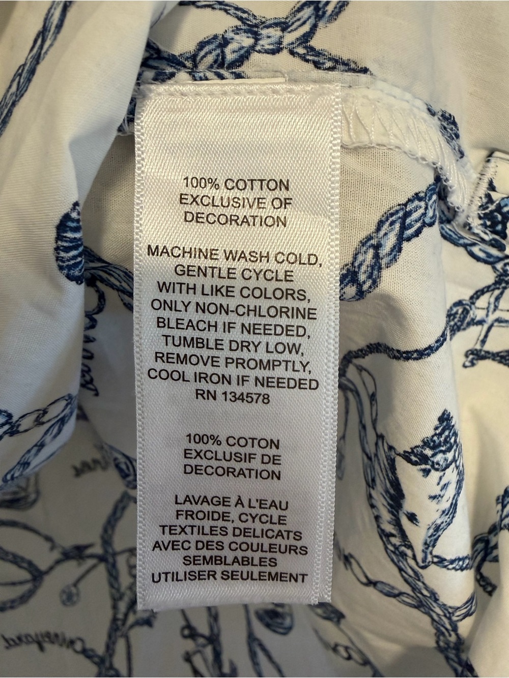 Vineyard Vines Women's Rope Toile Lucaya Tunic  Size Medium - Picture 6 of 7